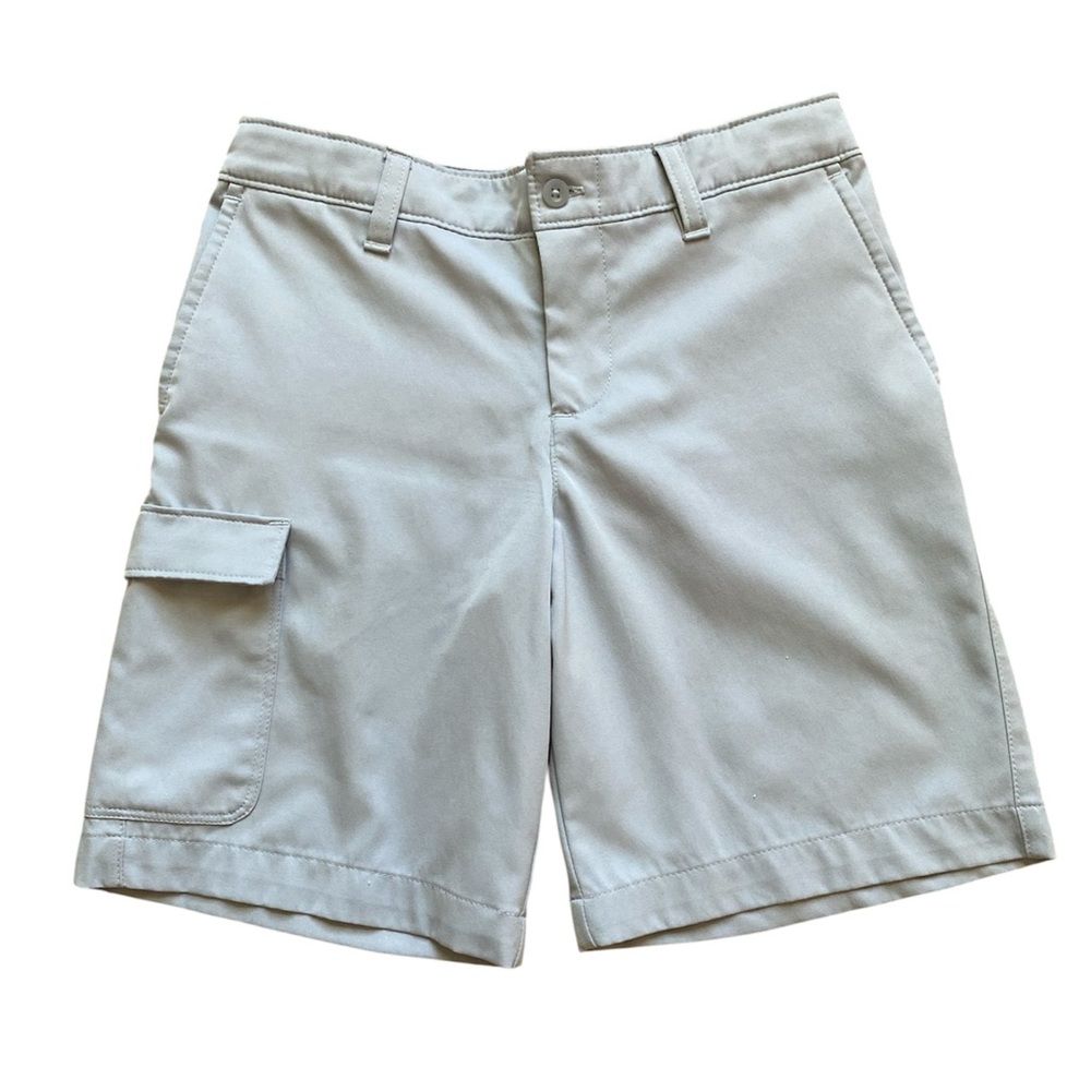 Boy’s Under Armour Gray Flat Front Cargo Shorts